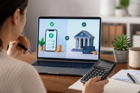 Préstamo digital vs banco tradicional: cuál sale más barato?